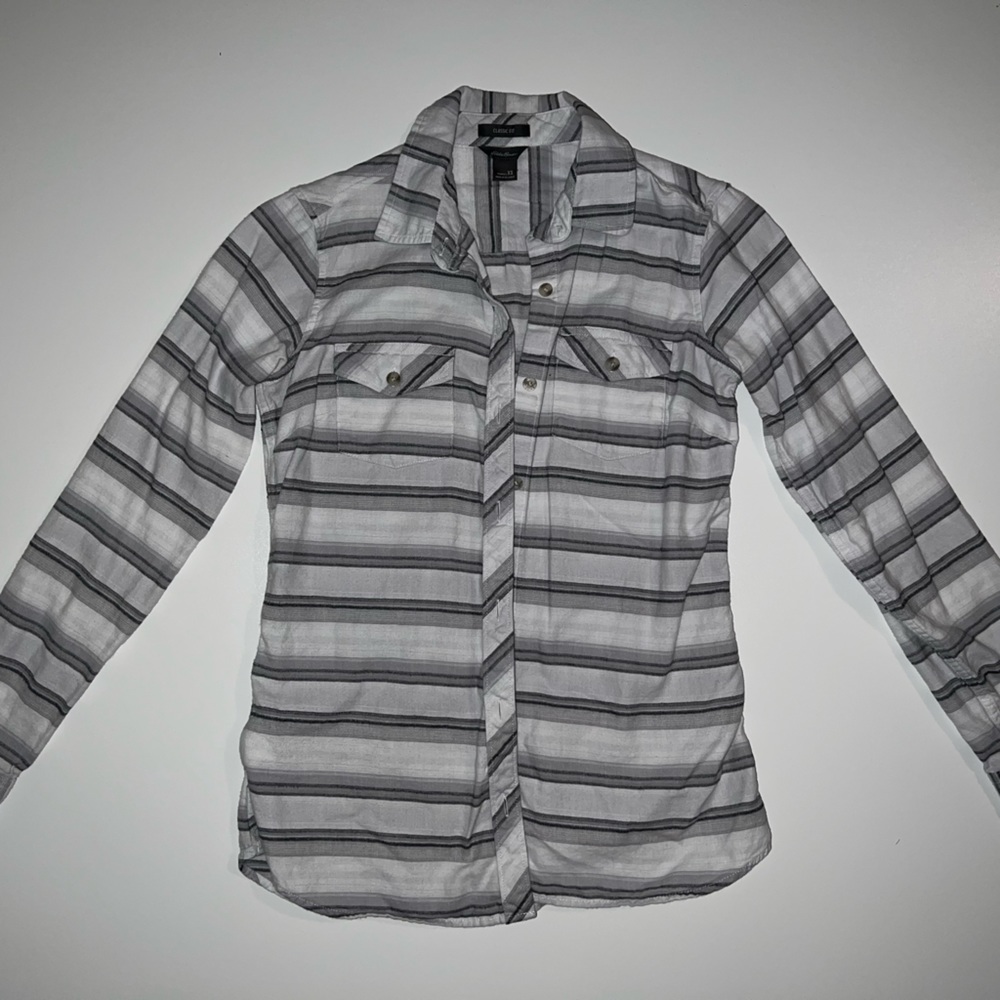 Eddie Bauer XS Flannel Button Down Shirt